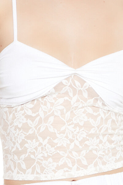 Lace Cropped Cami