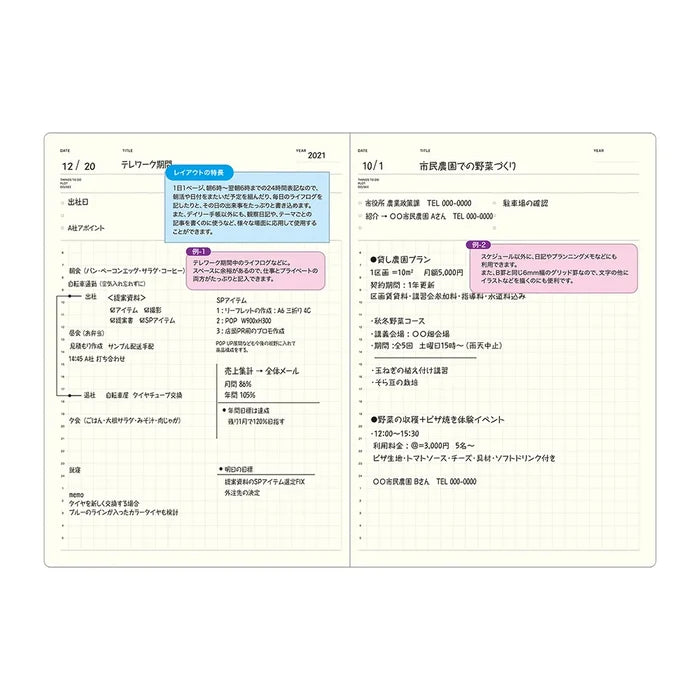 Laconic Style Notebook - Daily