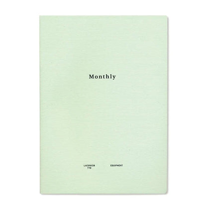 Laconic Style Notebook - Monthly