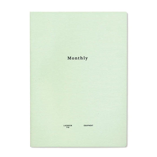 Laconic Style Notebook - Monthly