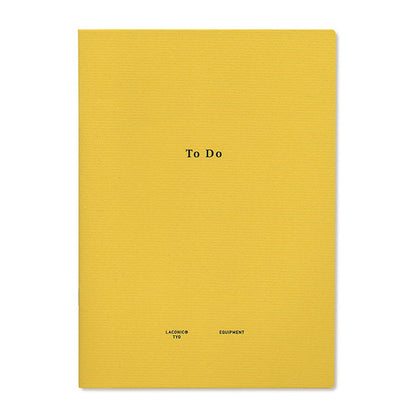 Laconic Style Notebook - To-Do