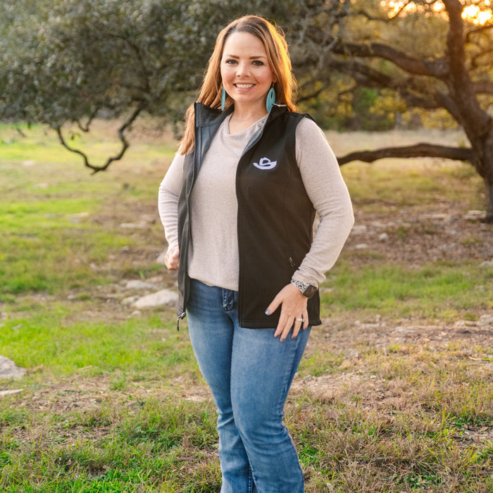 LADIES BLACK VEST