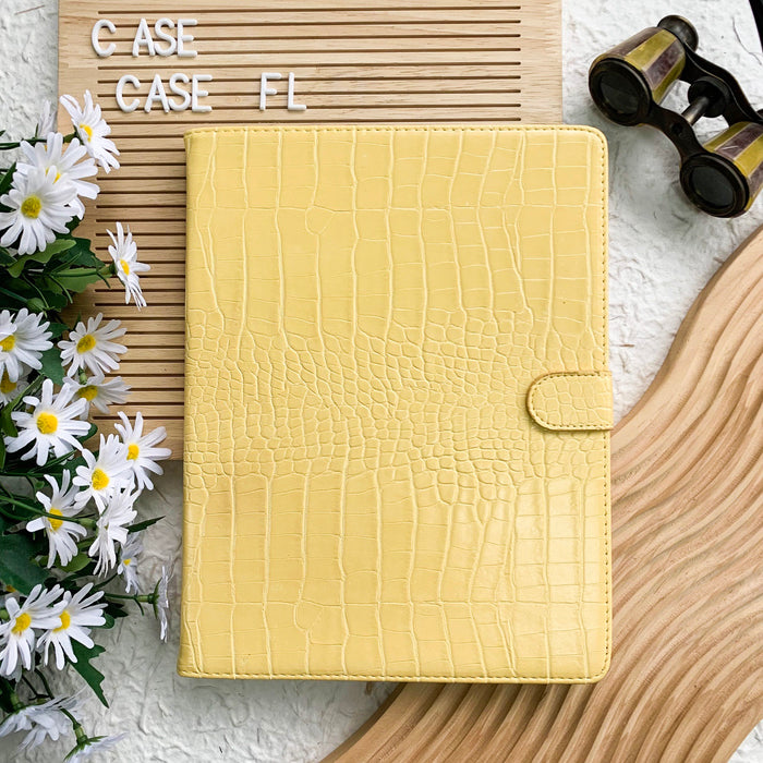 Leather iPad Case - Yellow - IMCASE