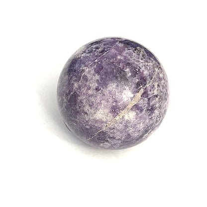Lepidolite Gemstone Sphere | Healing Crystal for Anxiety & Peace