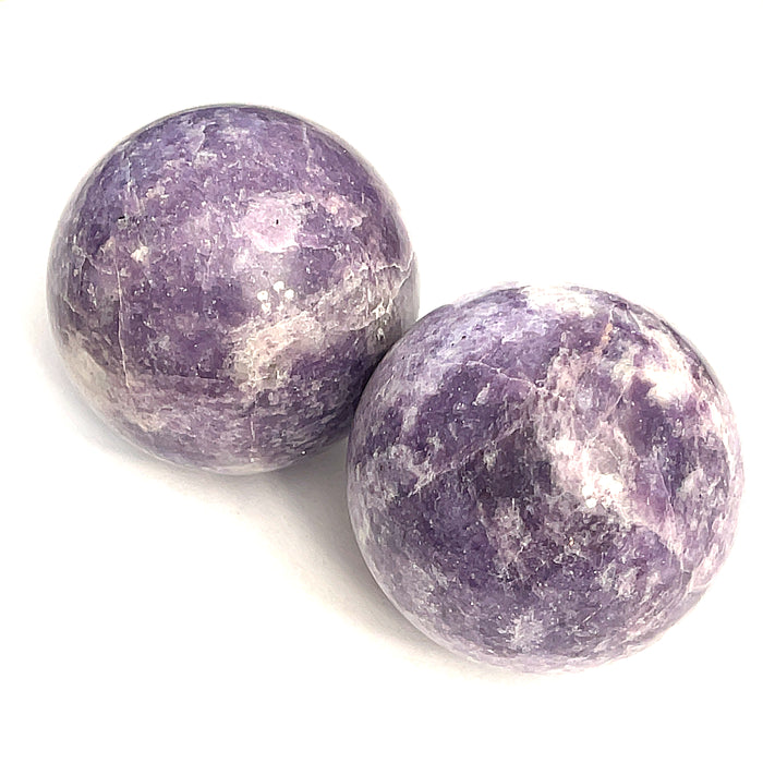 Lepidolite Gemstone Sphere | Healing Crystal for Anxiety & Peace