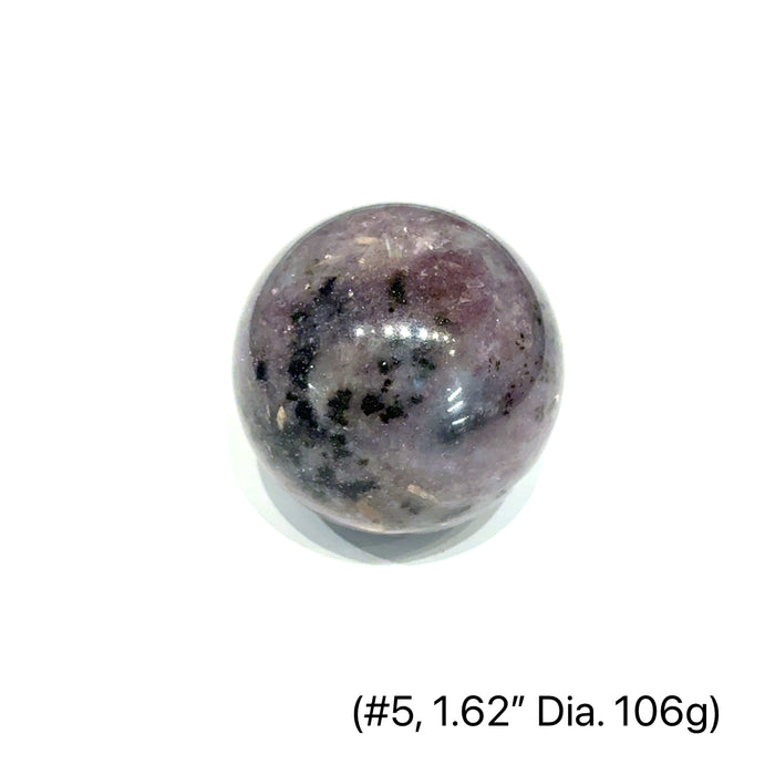 Lepidolite Gemstone Sphere | Healing Crystal for Anxiety & Peace