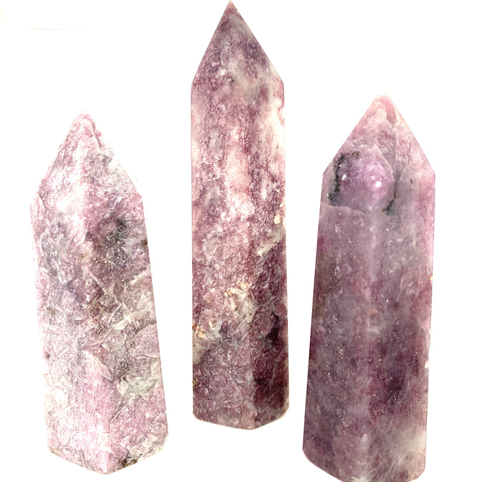 Lepidolite Gemstone Tower