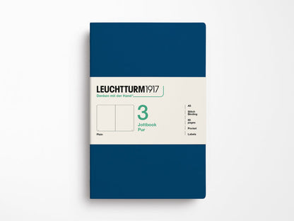 Leuchtturm 1917 Jottbook Pur Set of 3 - Indigo