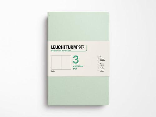 Leuchtturm 1917 Jottbook Pur Set of 3 - Mint Green