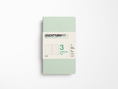 Leuchtturm 1917 Jottbook Pur Set of 3 - Mint Green