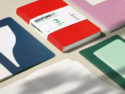 Leuchtturm 1917 Jottbook Pur Set of 3 - Mint Green