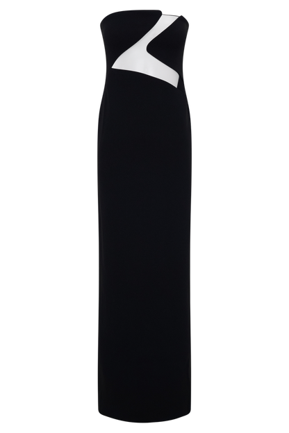 Lianne Strapless Maxi Dress - Black