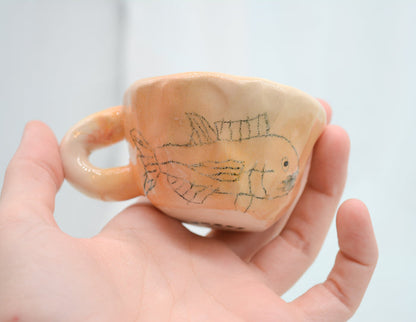 Lil Hazy Fish Cup - Juice Ceramics