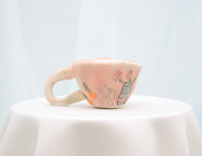Lil Moka Pot Scene Cup - Juice Ceramics