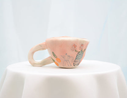 Lil Moka Pot Scene Cup - Juice Ceramics