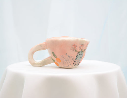 Lil Moka Pot Scene Cup - Juice Ceramics