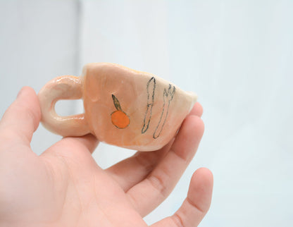 Lil Orange And Cutlery - Juice Ceramics