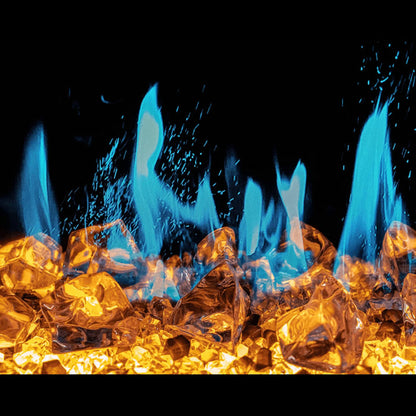 Litedeer Mercury Crystal Decor Media Kit for LiteStar 30" Small Electric Fireplace Insert Media