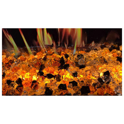 Litedeer Mercury Crystal Decor Media Kit for LiteStar 30" Small Electric Fireplace Insert Media