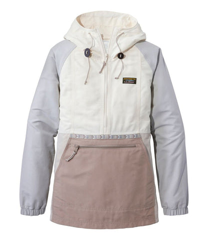L.L.Bean Women's Mountain Classic Anorak - Paperwhite/Putty