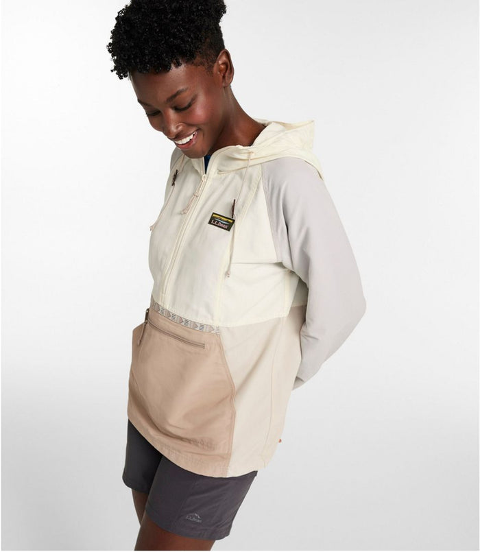 L.L.Bean Women's Mountain Classic Anorak - Paperwhite/Putty