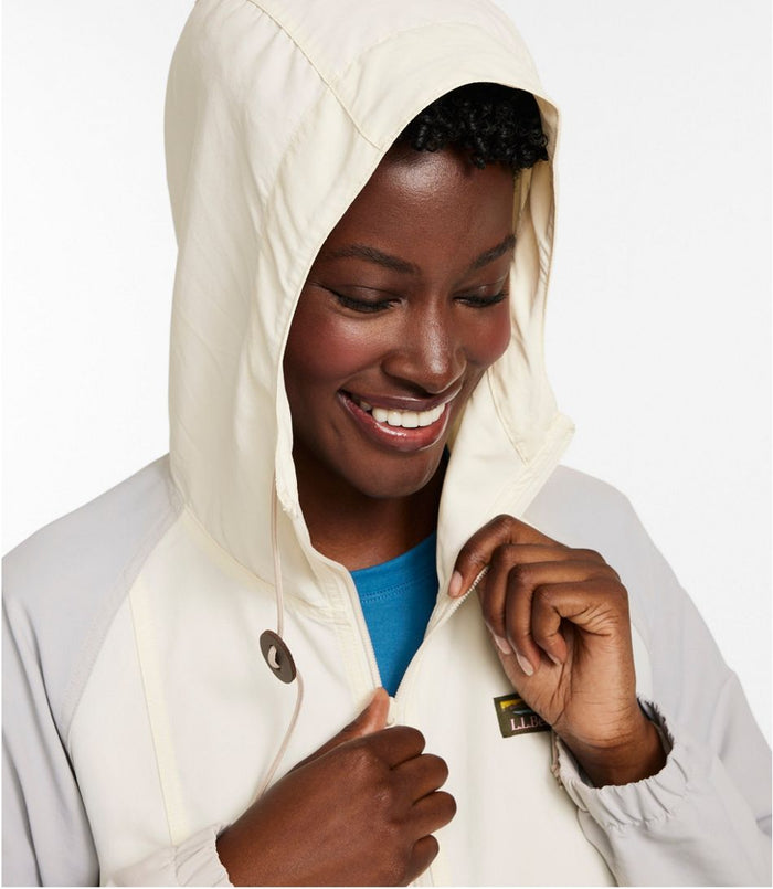 L.L.Bean Women's Mountain Classic Anorak - Paperwhite/Putty