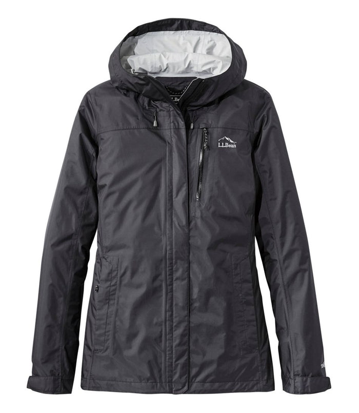 L.L.Bean Women's Trail Model Rain Jacket - Black