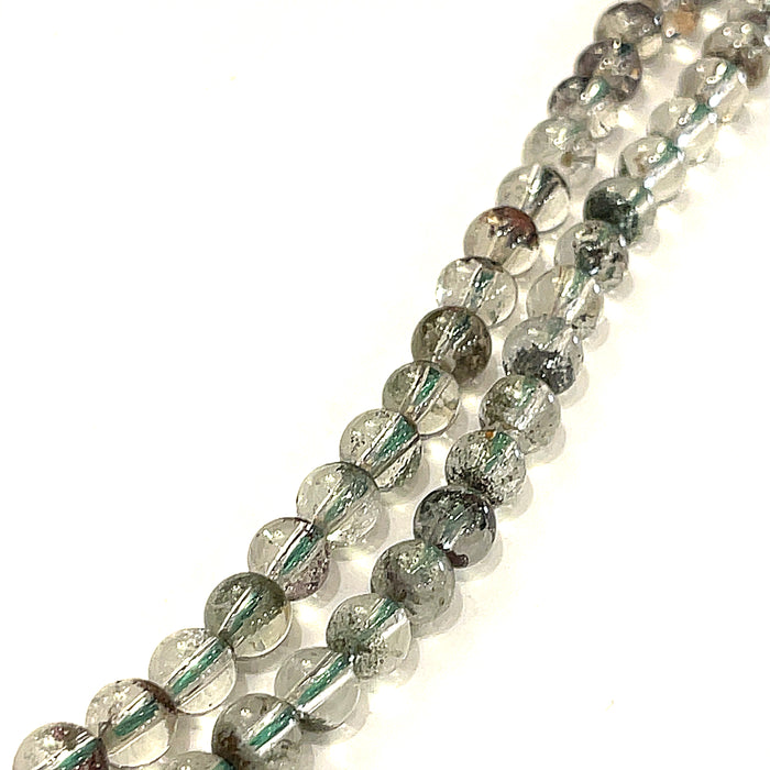 Lodolite (Garden Quartz) gemstone strands, jewelry supplies