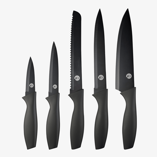 UK MASTERCHEF LOGO KNIVES 5PCS KNIFE SETS ESSENTIAL KITCHENWARE