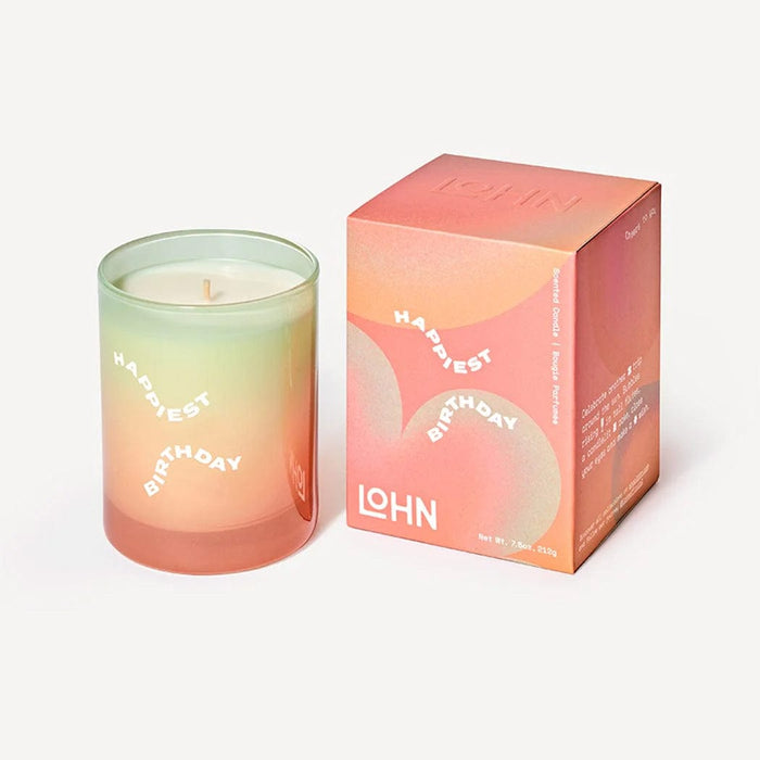 HAPPIEST B-DAY Custom LOHN Candle - Corporate Gifts