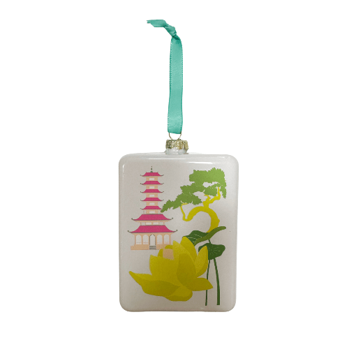 Oh My Mahjong Christmas Lotus Pagoda Ornament