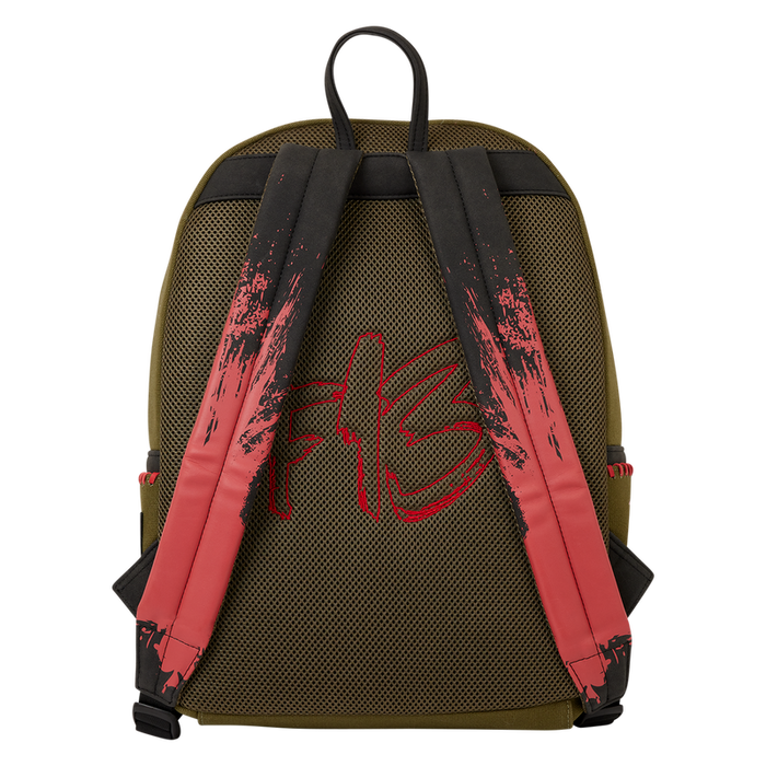 Loungefly Friday the 13th - Camp Crystal Lake Canvas Glow Full Size Backpack