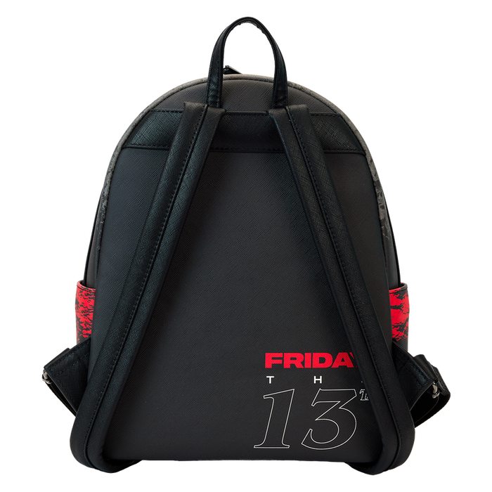 Loungefly Friday the 13th - Jason Mask I Heart Horror Mini Backpack