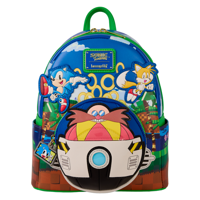 Loungefly Sonic the Hedgehog - Sonic Light Up Mini Backpack
