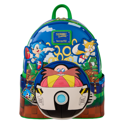 Loungefly Sonic the Hedgehog - Sonic Light Up Mini Backpack