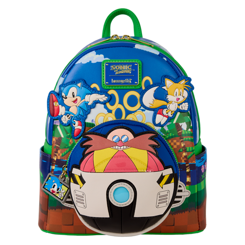 Loungefly Sonic the Hedgehog - Sonic Light Up Mini Backpack