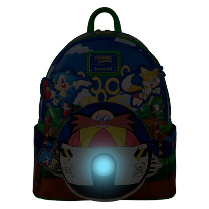 Loungefly Sonic the Hedgehog - Sonic Light Up Mini Backpack