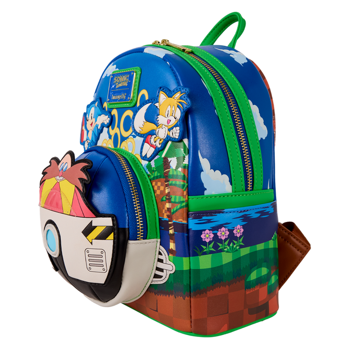 Loungefly Sonic the Hedgehog - Sonic Light Up Mini Backpack