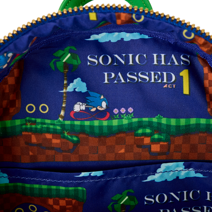 Loungefly Sonic the Hedgehog - Sonic Light Up Mini Backpack