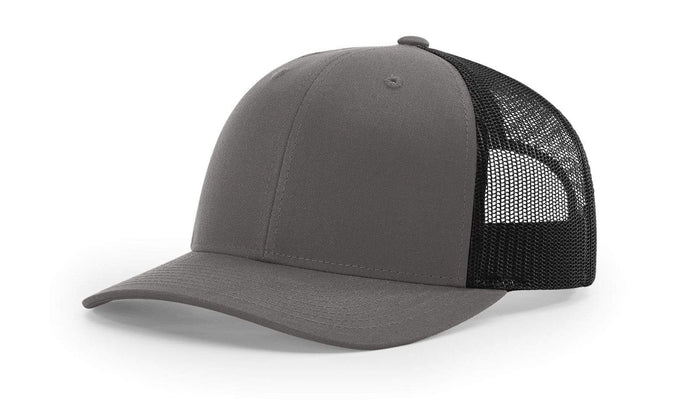 Charcoal/Black Custom Low Pro Trucker Hat - Corporate Gifts