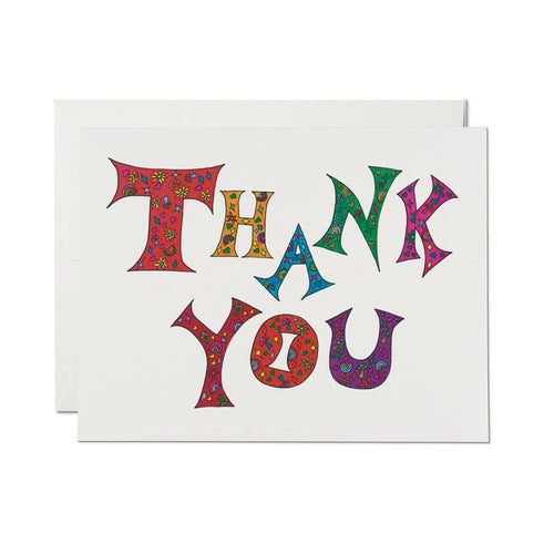 Lucky Charms Thanks greeting card: Single