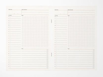 Luddite A5 Notebook - Daily Planner