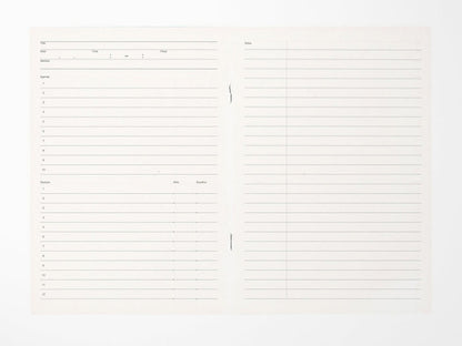 Luddite A5 Notebook - Meeting Book