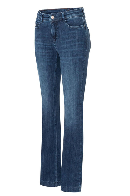 MAC Jeans Dream Bootcut Jeans 5429-90-D574 Dark Denim by Mac Jeans available to shop at Dotique.