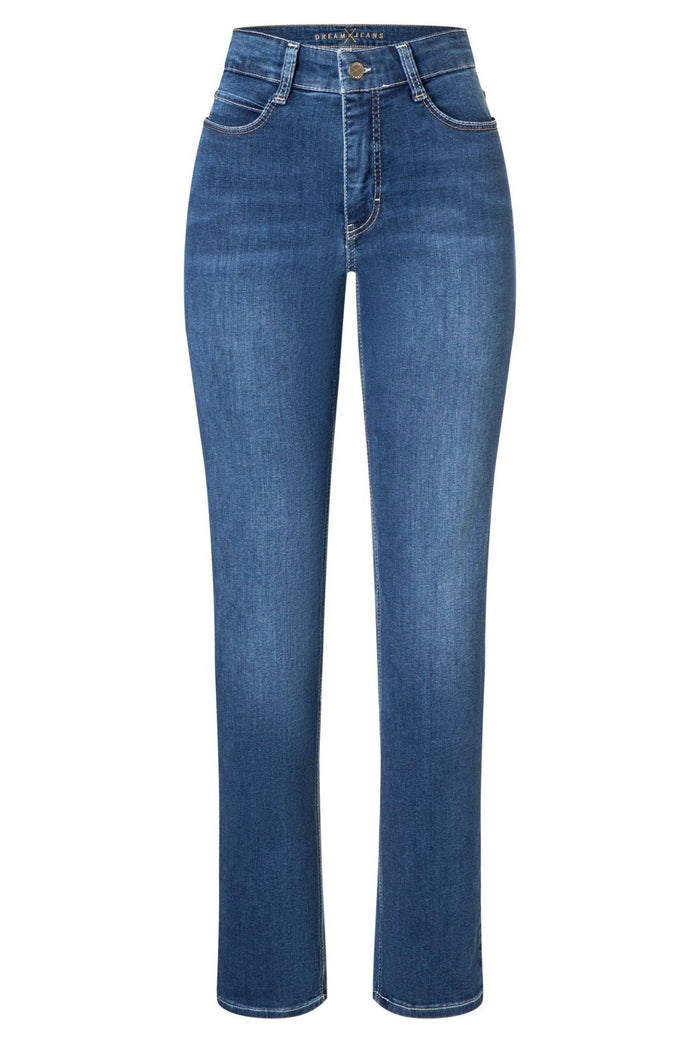 MAC Jeans Dream Jeans Mid Blue Authentic Wash 5401-90-D569 by Mac Jeans, shop the vendor at Dotique online.