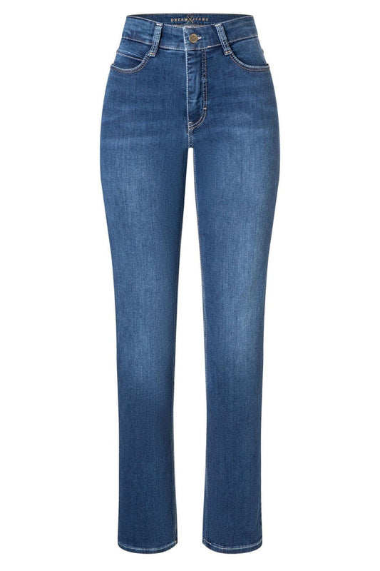 MAC Jeans Dream Jeans Mid Blue Authentic Wash 5401-90-D569 by Mac Jeans, shop the vendor at Dotique online.