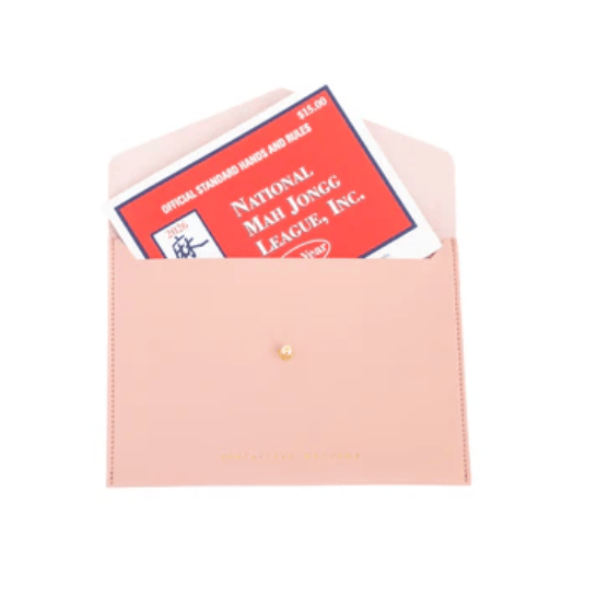 Peace Love Mahjong Mahjong Card Clutch (Choose Color)