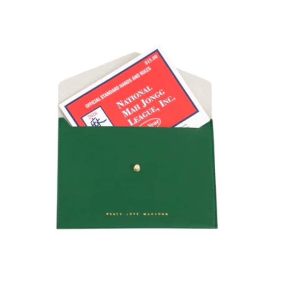 Peace Love Mahjong Mahjong Card Clutch (Choose Color)