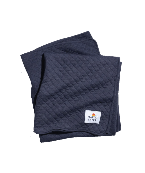 Navy Custom Marine Layer Corbet Blanket - Corporate Gifts