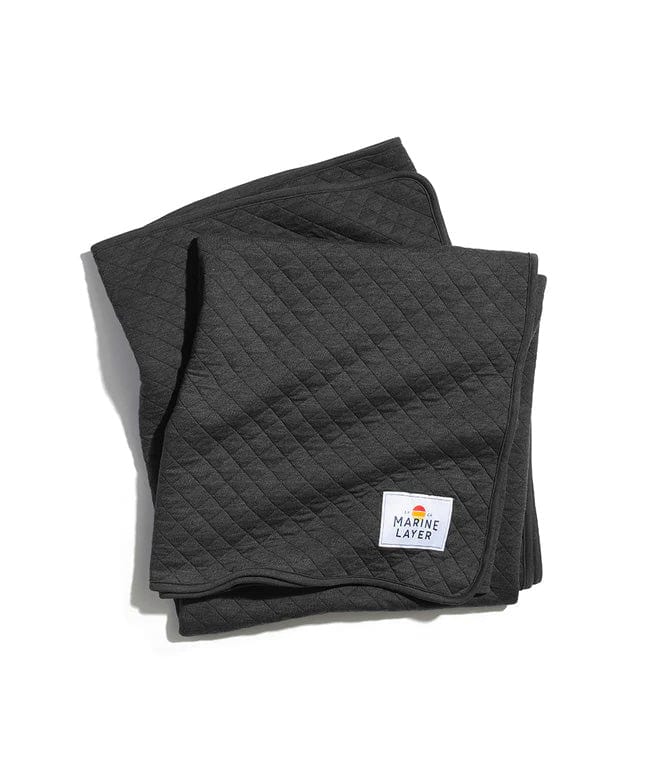 Charcoal Custom Marine Layer Corbet Blanket - Corporate Gifts